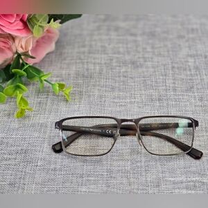 Emporio Armani EA 1046 3179 Matte Brown/gunmetal Eyeglasses Lenses Man 53-17-140